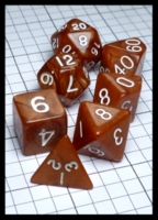 Dice : Dice - Dice Sets - Wiz Dice Brown Swirl - eBay Oct 2015